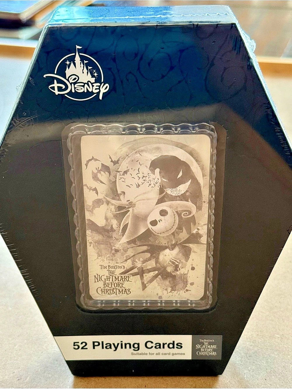 Disney The Nightmare Before Christmas Coffin Playing Cards NWT